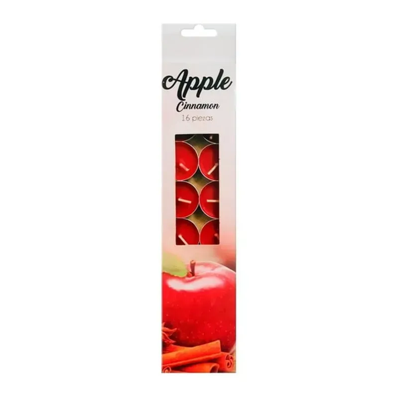 Velas pequeñas de manzana  y canela