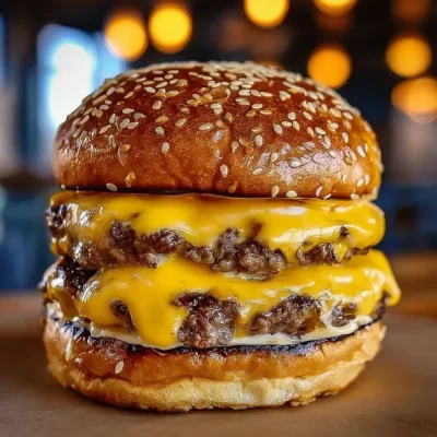 Ale burguer doble queso doble hamburguesa