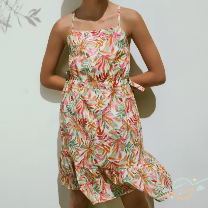 Vestido estampado MANGO