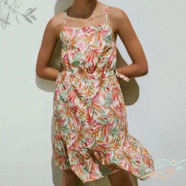 Vestido estampado MANGO