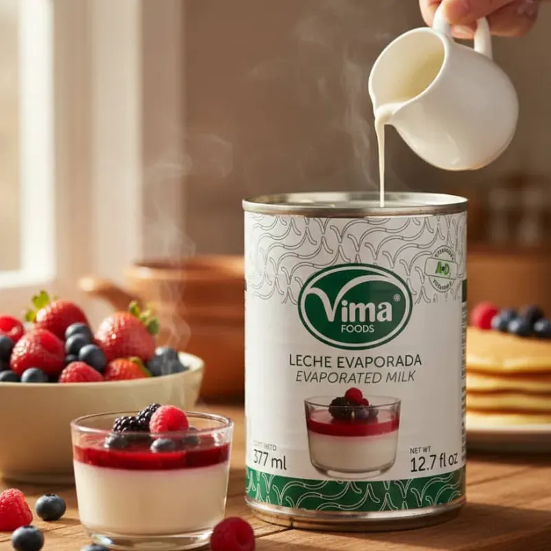 Leche evaporada