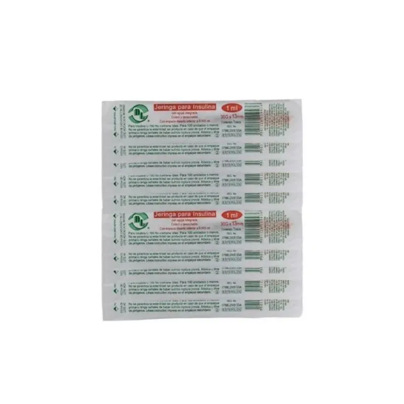 Pack de 10 Jeringas para Insulina de 1 ml