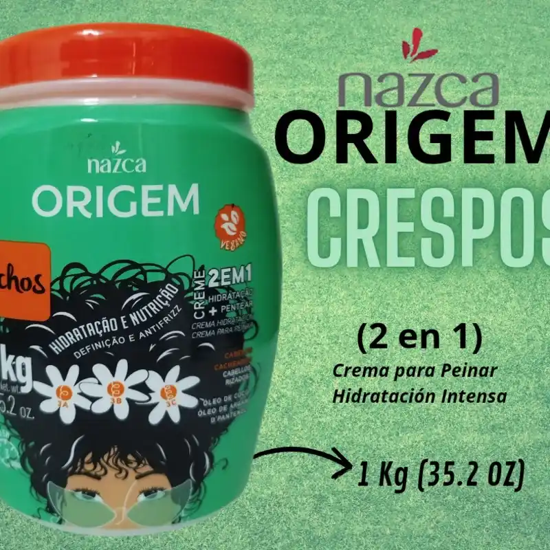 Crema de Peinar "Nazca ORIGEM" Crespos