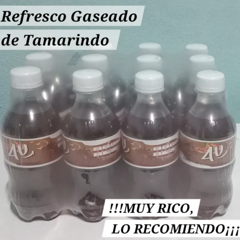 12 Pomo Refresco Gaseado Tamarindo