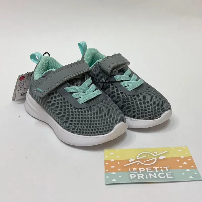 Tenis gris verde LEFTIES #0003