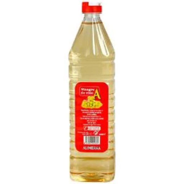 Vinagre de vino ALIMERKA botella 1L/12U Caja