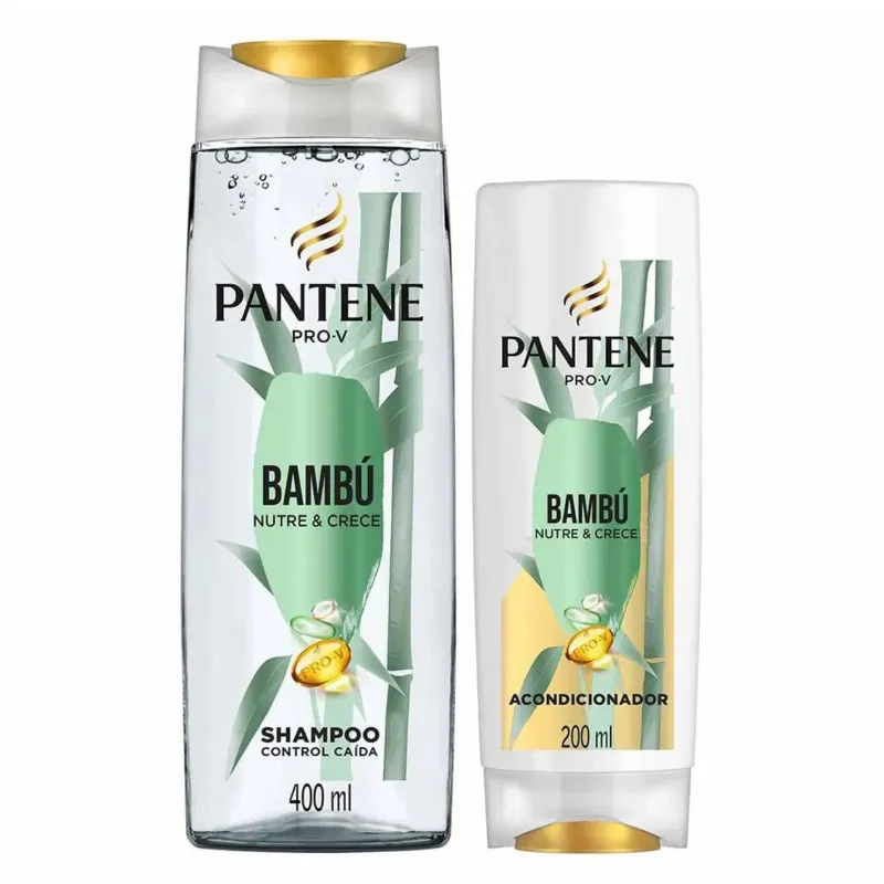 Set de Shampoo y acondicionador Pantene Bambu