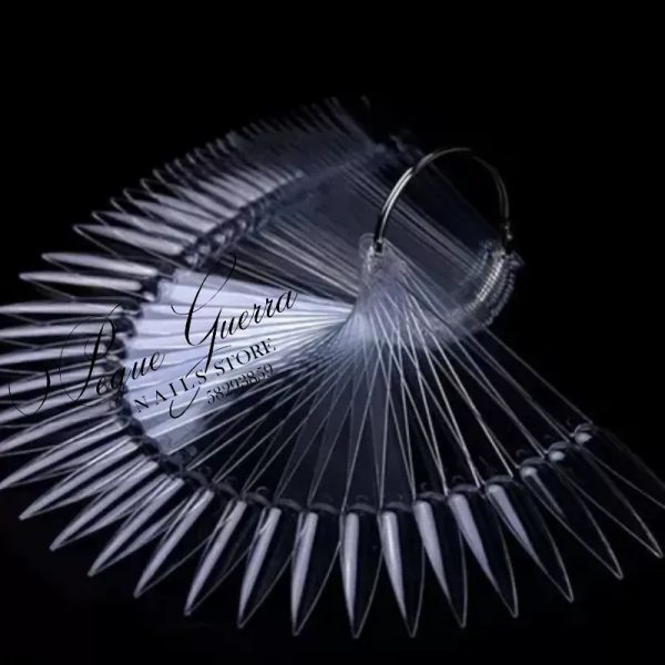 Muestrario stiletto transparente
