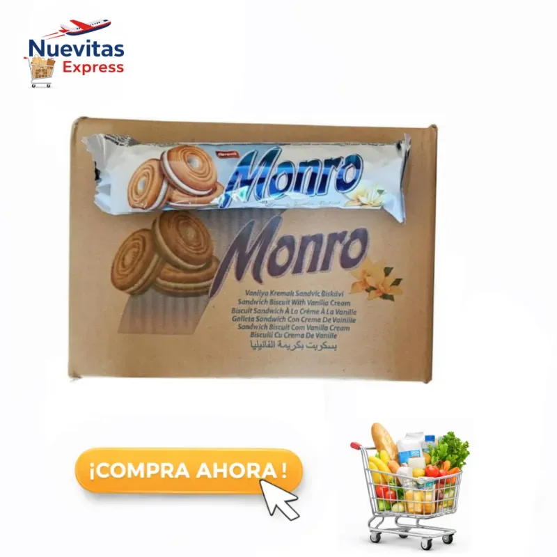 Caja de Galletas Monro Vainilla