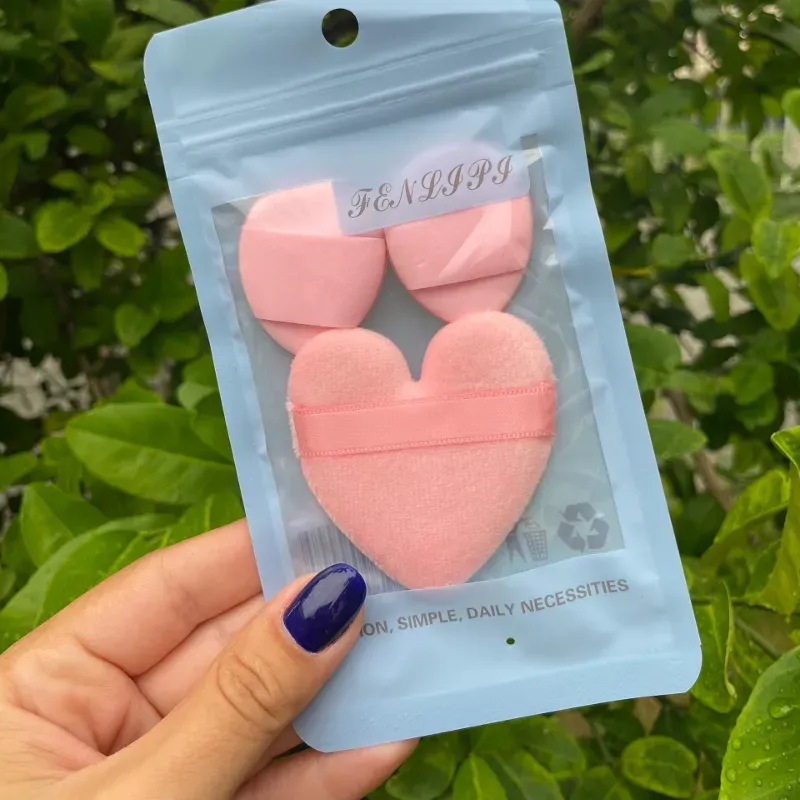 Mota corazón + 2 esponjas dedo