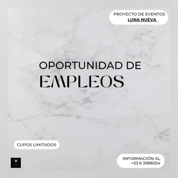 Se busca Personal: Modelos, Bailarines, Profesores y Choferes