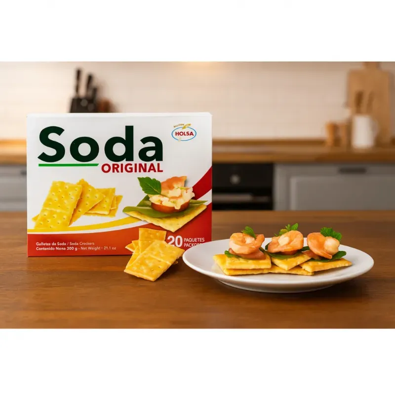 Caja de galletas de Soda