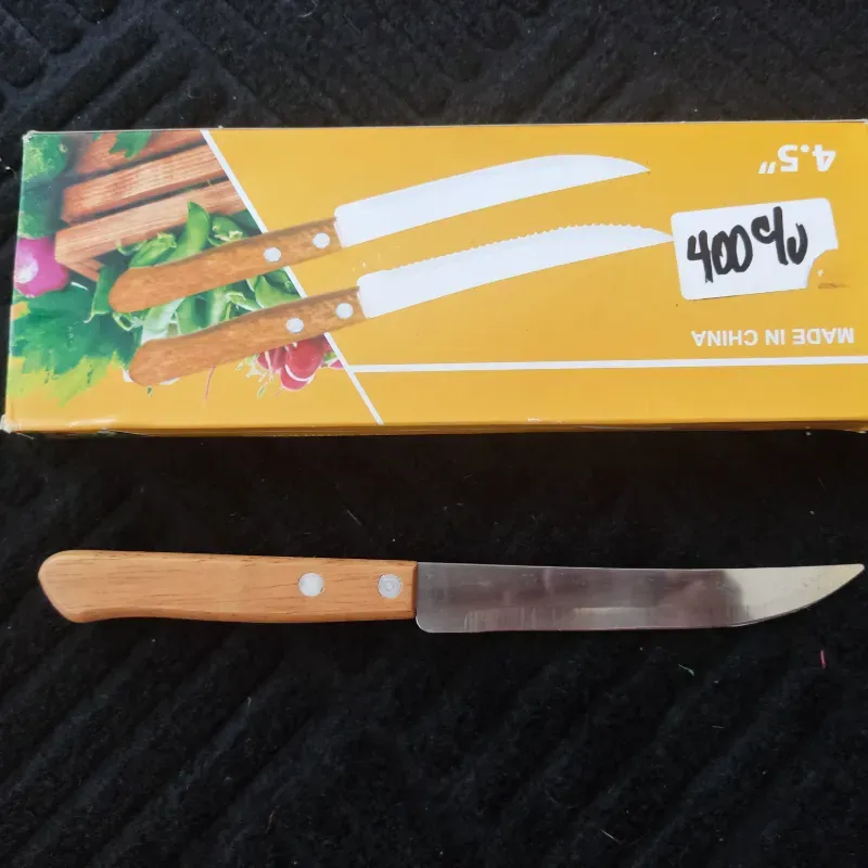 Cuchillo cabo madera