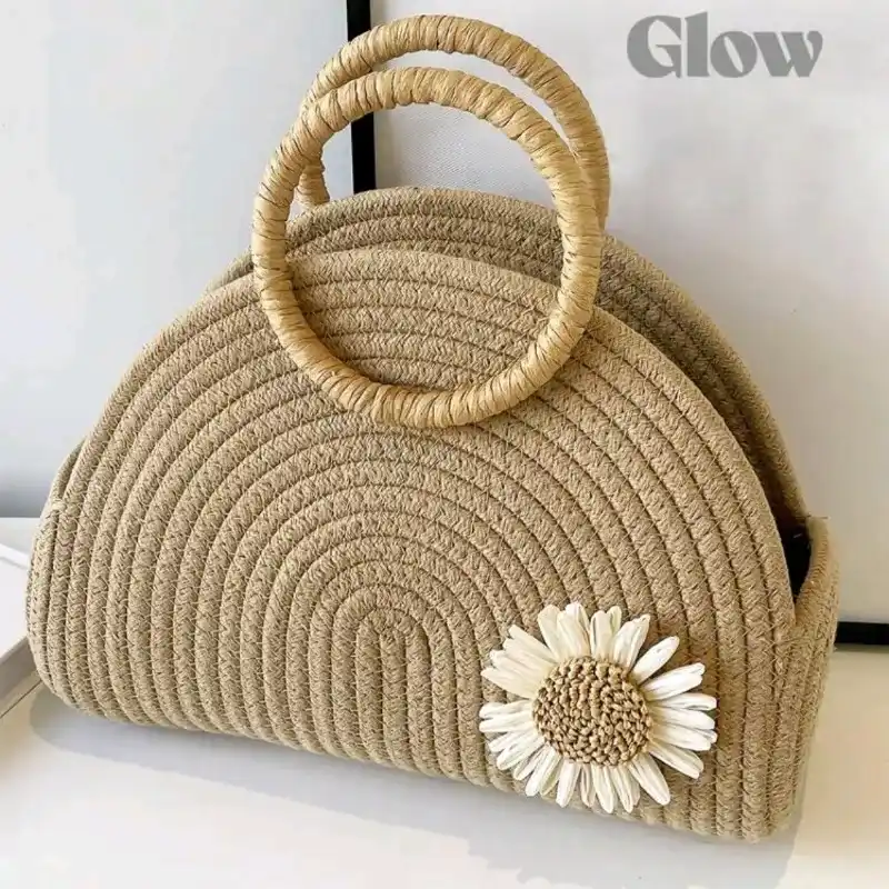 Bolso de Tote Semicircular