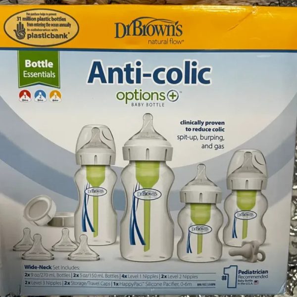 Juego biberones anticolicos DrBrowns plasticbank
