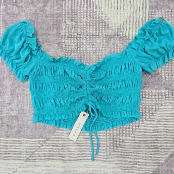 Top azul