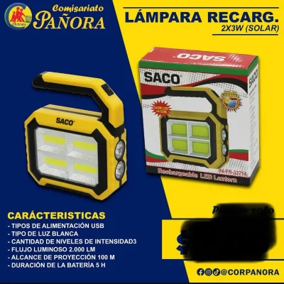 Lámpara Recargable