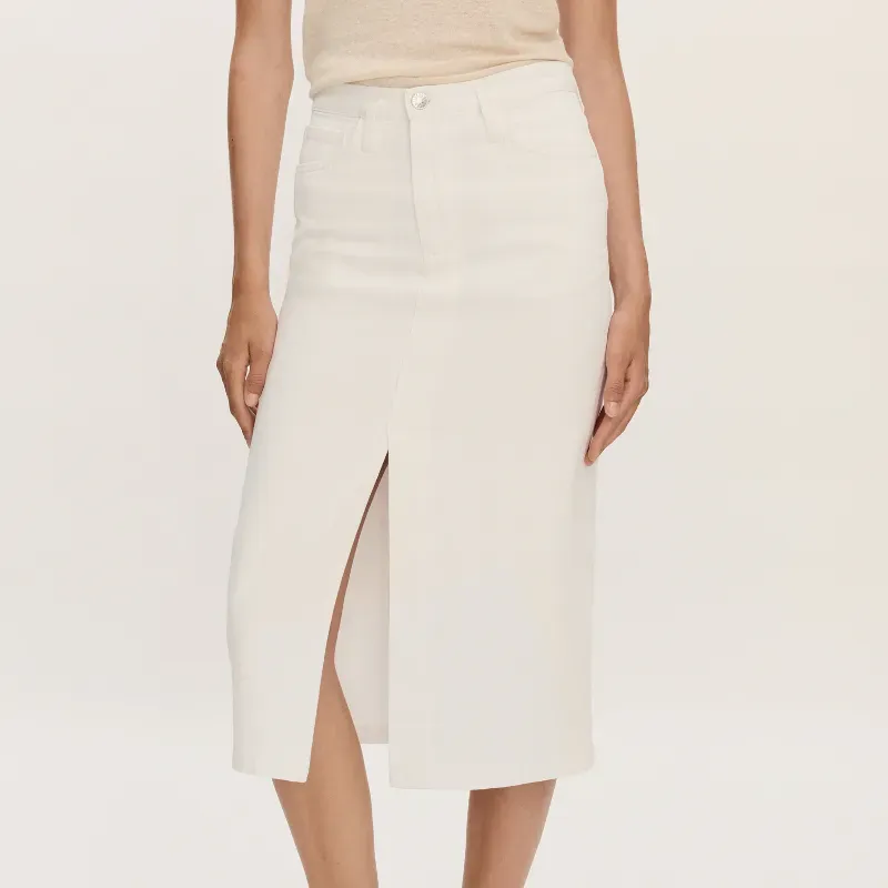 Falda vaquera abertura