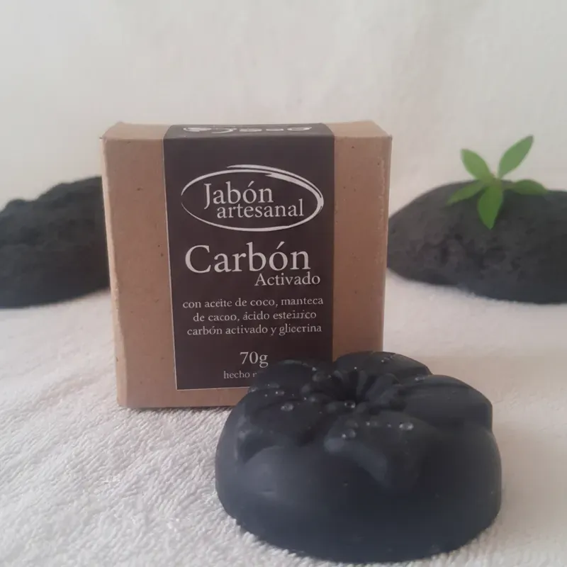 Jabon de carbón activado
