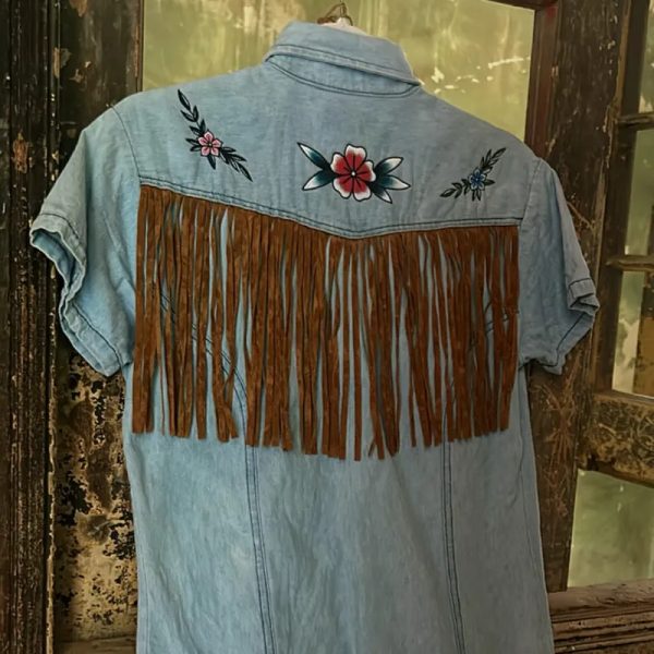 Blusa demin vaquera