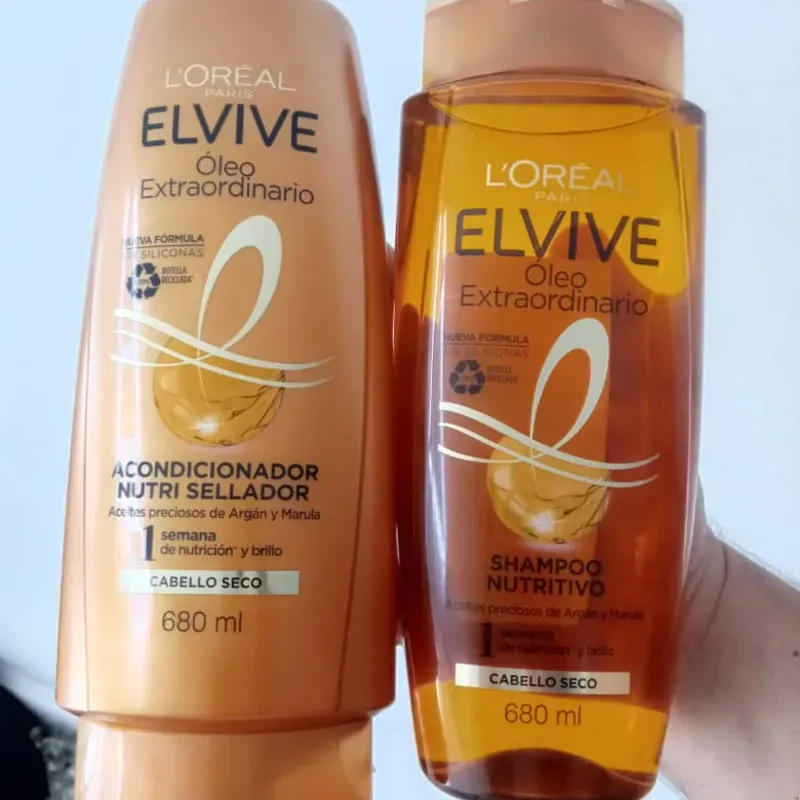 Elvive Loreal Paris Óleo Extraordinario – Set de Shampoo & Acondicionador