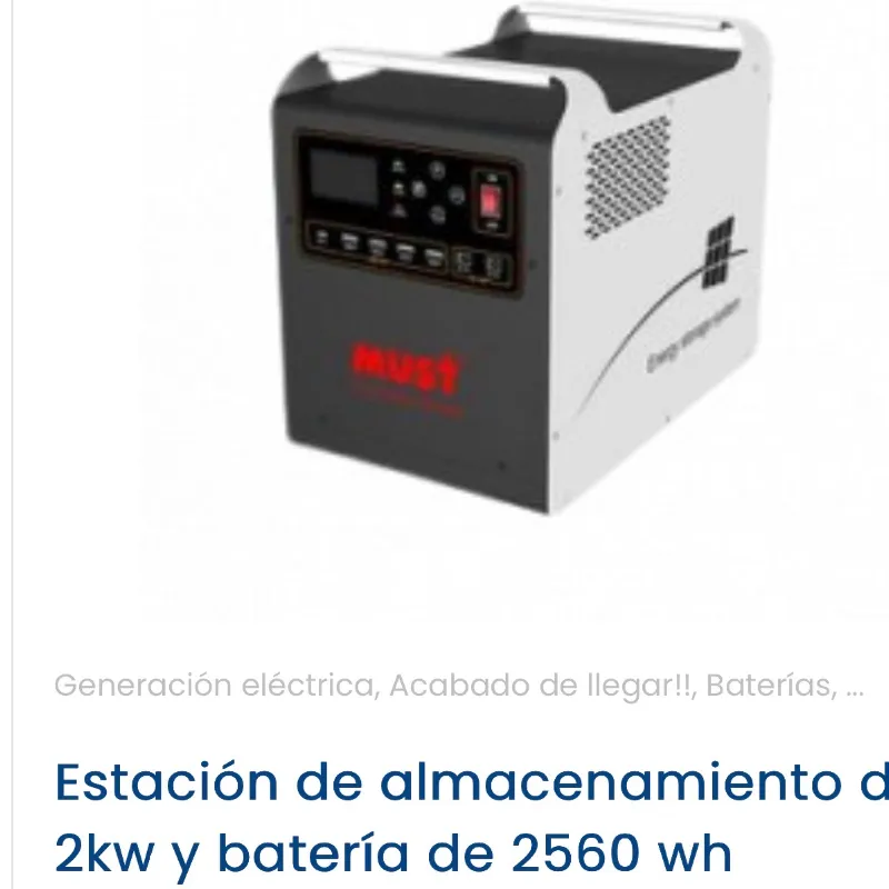 Estación de almacenamiento