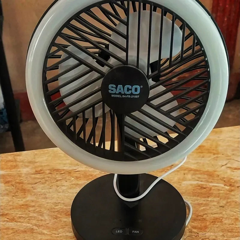 Ventilador recargable