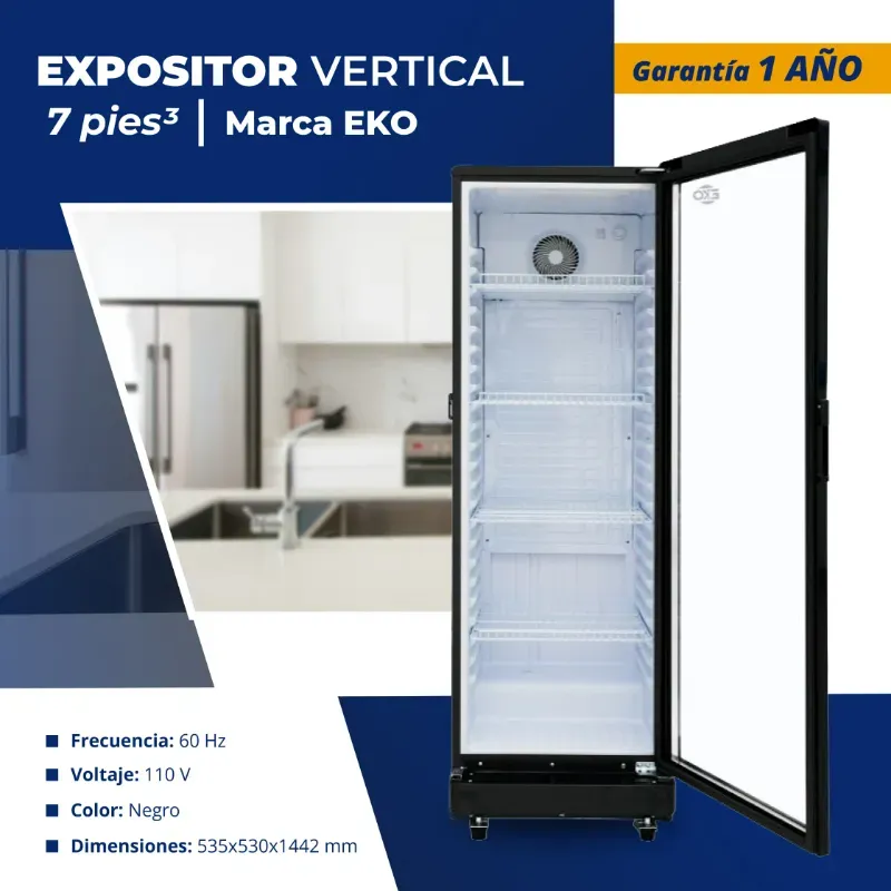 ️‍️EXPOSITOR VERTICAL 7 PIES MARCA EKO