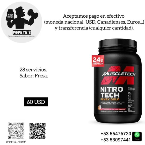 Whey protein NitroTech