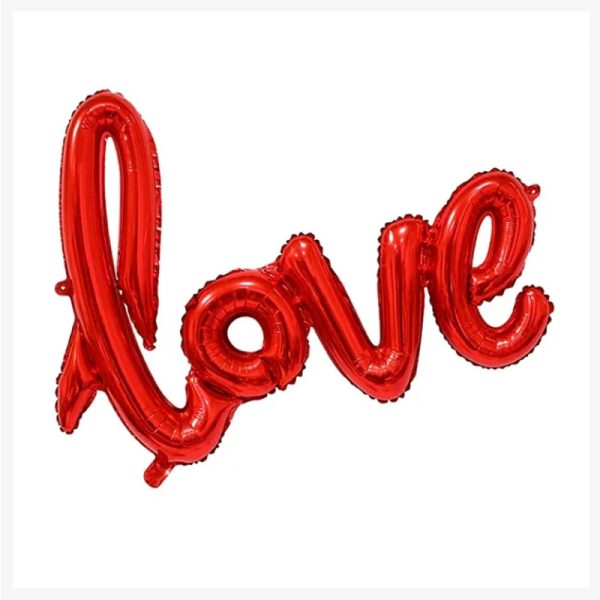 Globo LOVE ROJO