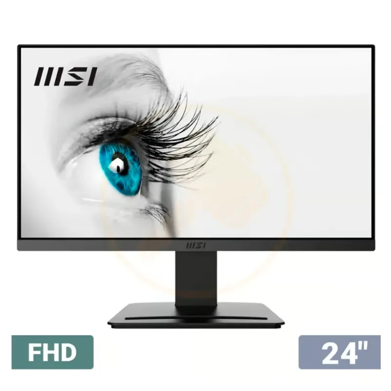 Monitor MSI - Pro 24" IPS FHD 100Hz 1ms Free Sync Monitor ,Bocinas integradas DisplayPort, HDMI (Modelo: MP243XW) - Negro Mate