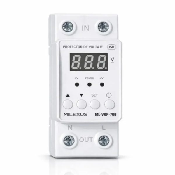 PROTECTOR DE VOLTAJE DIGITAL 220V 5A MILEXUS (VPT)
