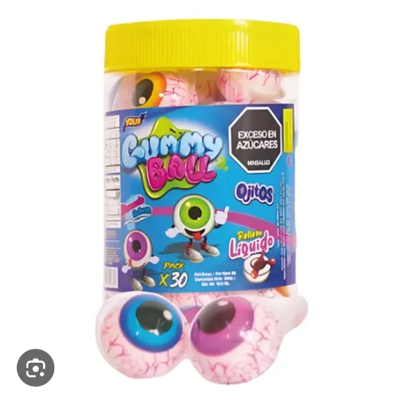 Gummy Ball fruticas de ojitos
