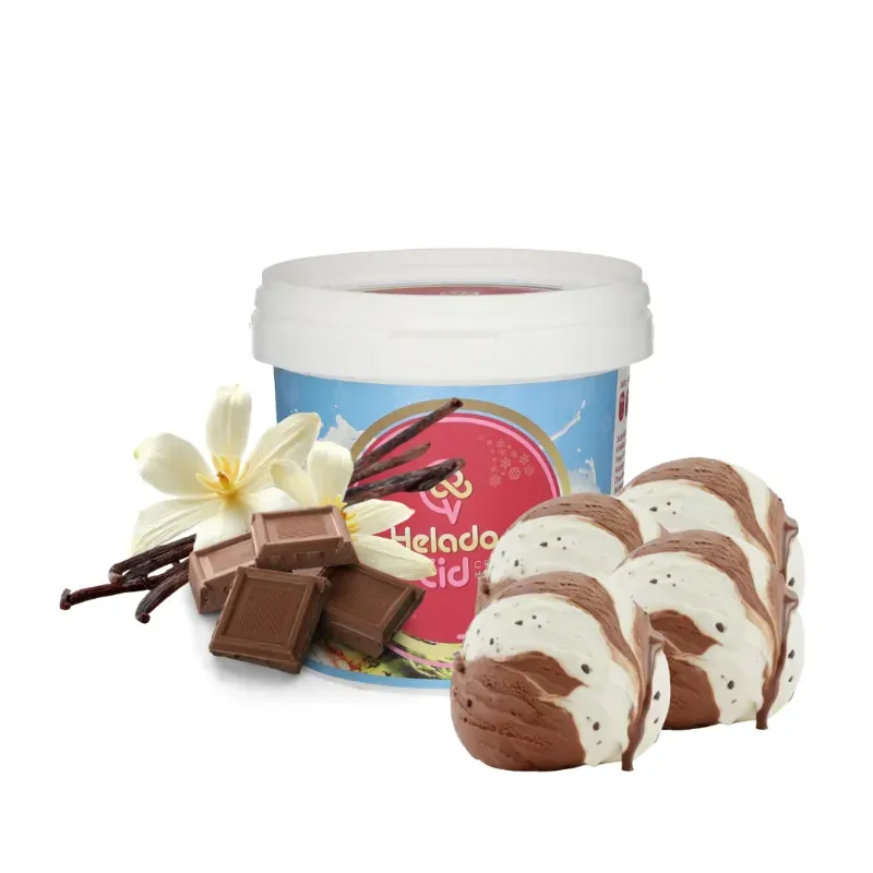 Helado Rizado Chocolate Vainilla 500 ml