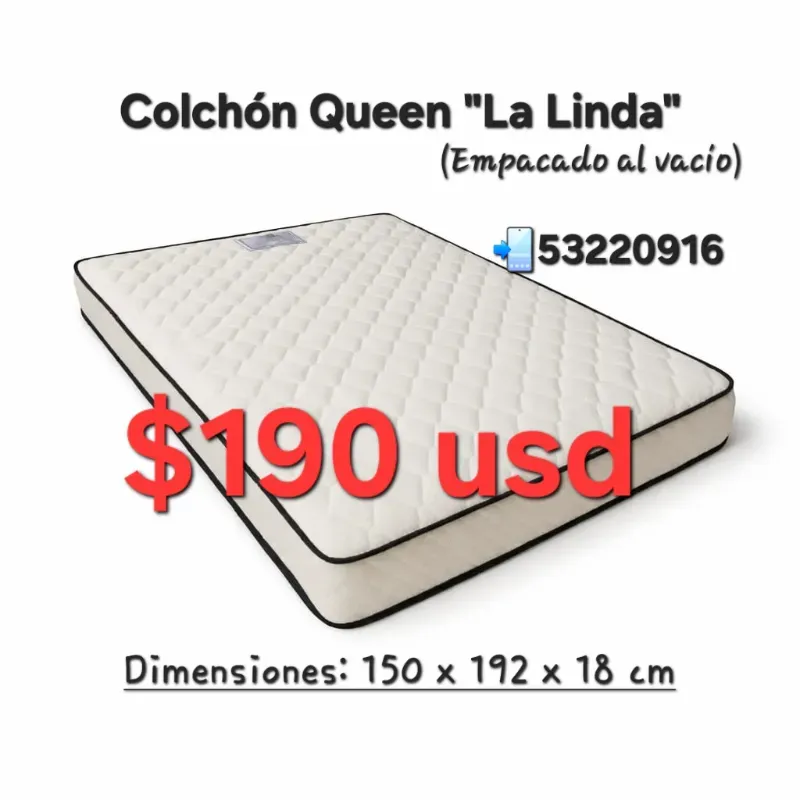 COLCHÓN QUEEN LA LINDA
