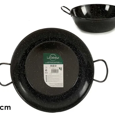 Sartén honda esmaltada con asas (28 cm)