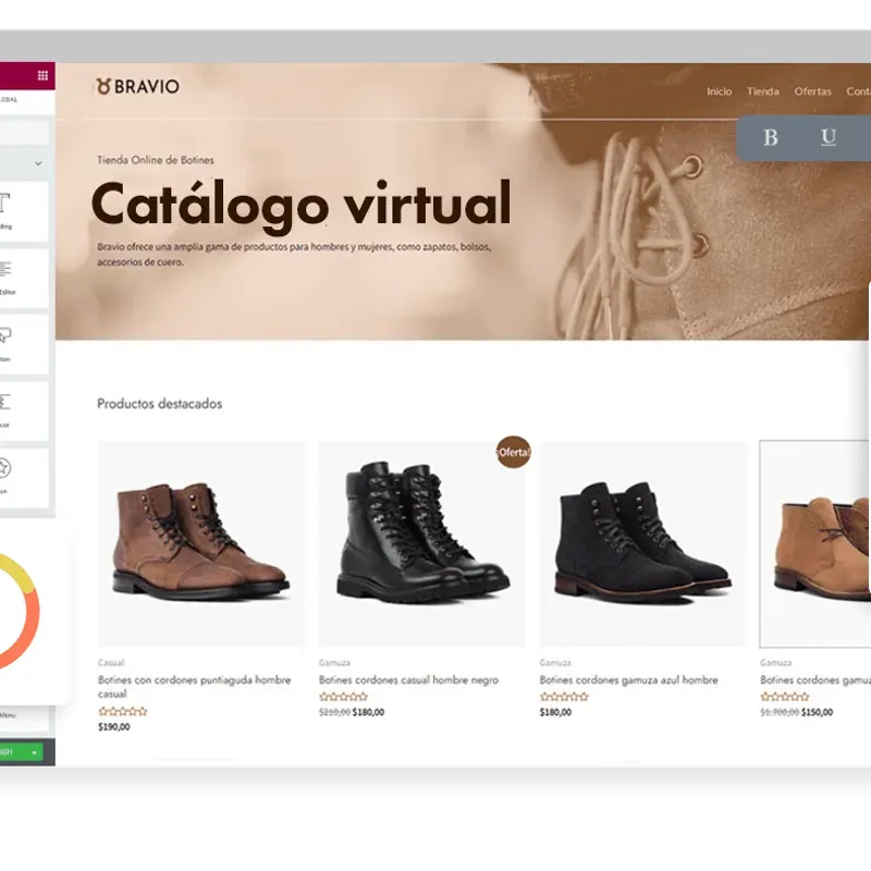 Creación de catálogos en línea