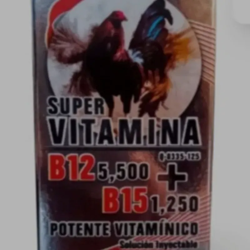 Súper Vitamina B12/5500 + B15 de 100 ML