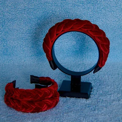 Diademas Trenzadas Cherry 