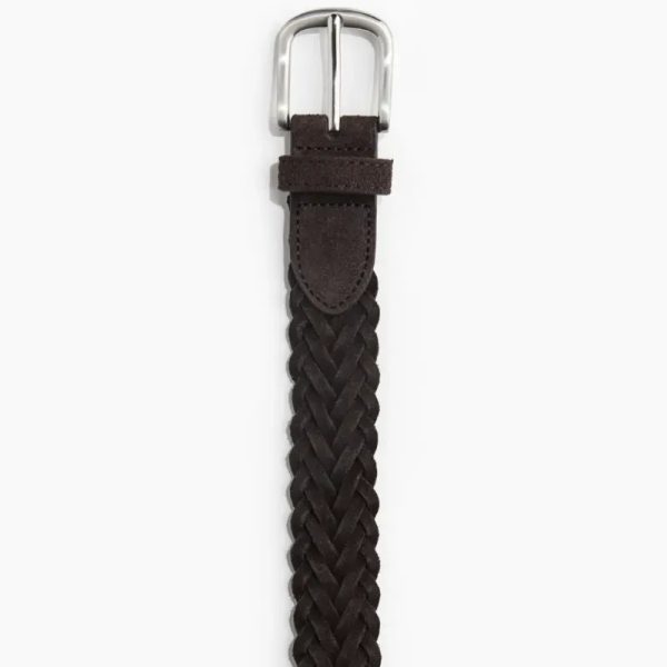 Cinto de piel trenzado H&M