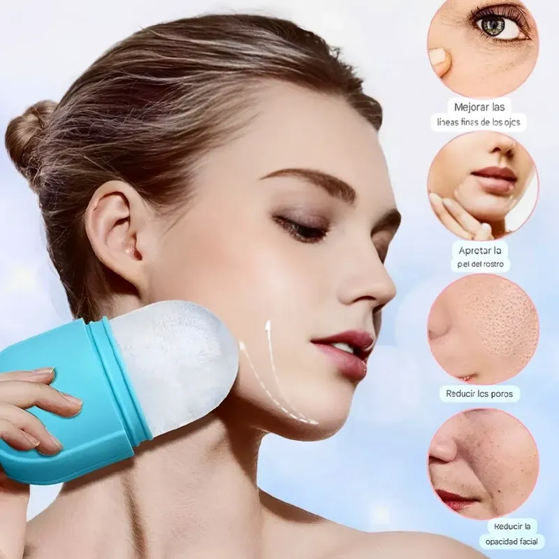 Molde de rodillo de hielo de silicona .