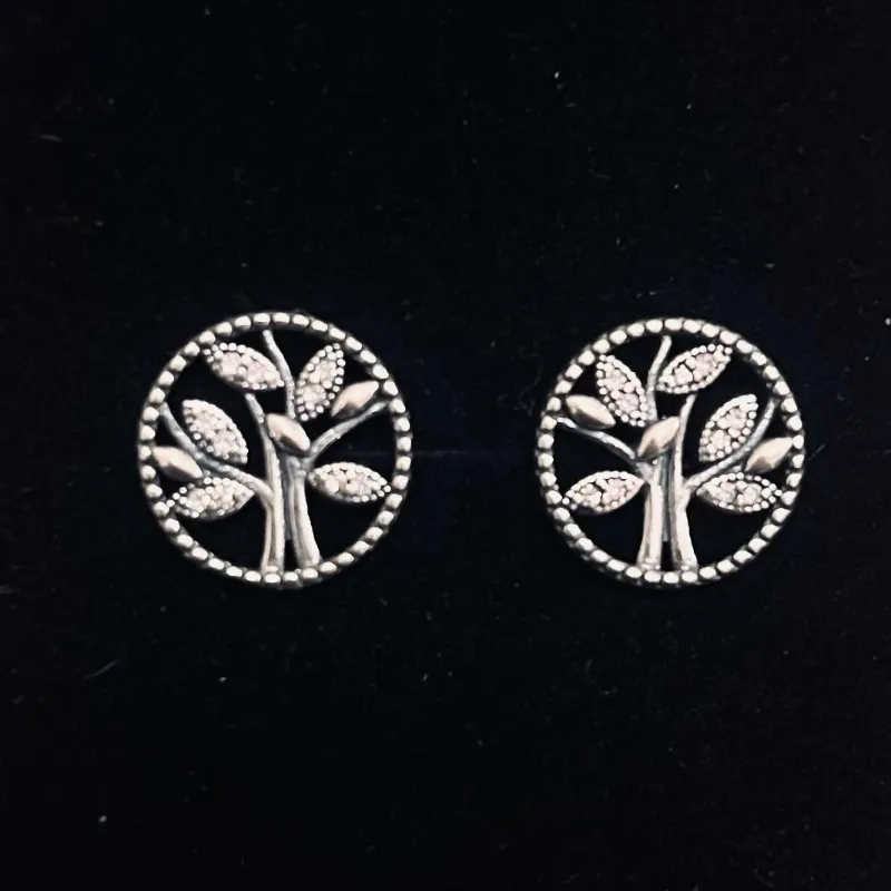 Aretes Árbol de la Vida Redondo