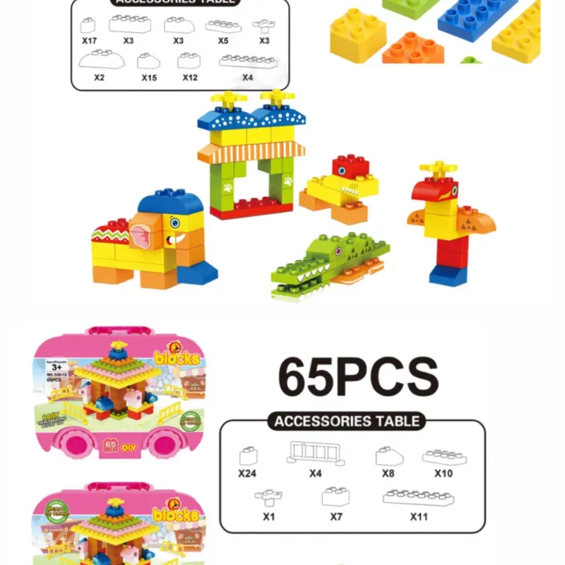 Conjunto de Bloques Educativos con Maletín