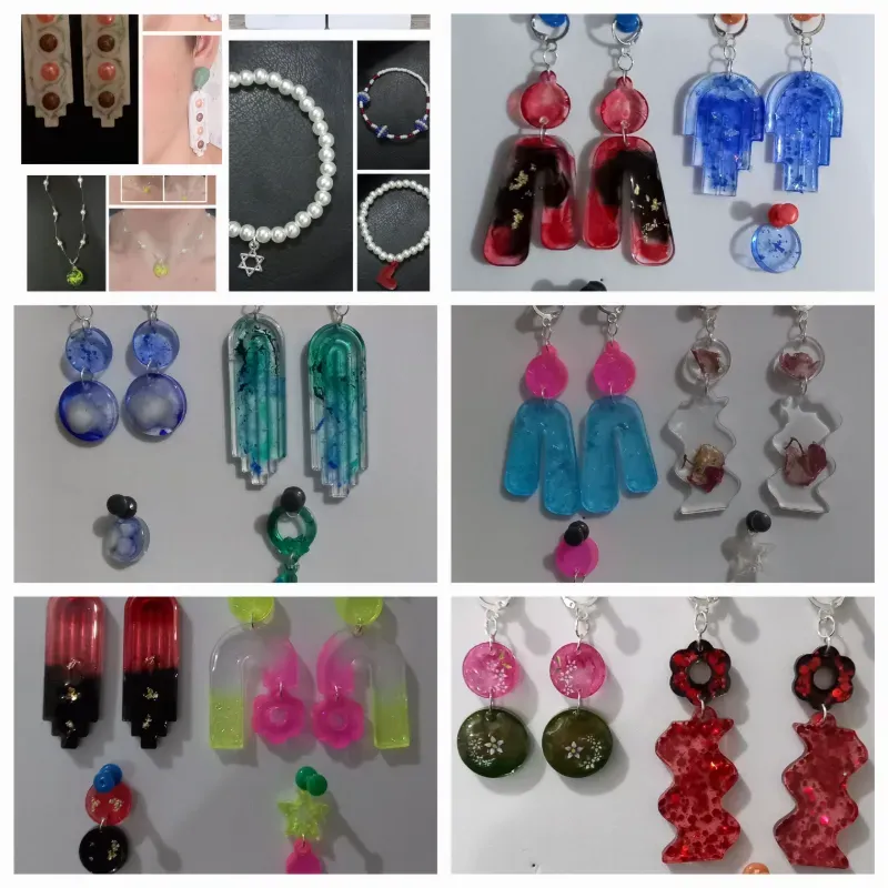 Aretes, pulsos, collares