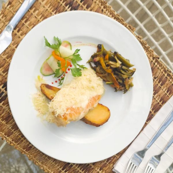 Pechuga de pollo a la Parmesana