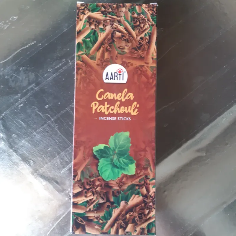 INCIENSO CANELA CON PATCHOULI 20 UNIDADES