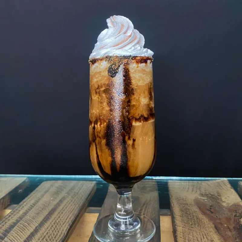 Frapiado de caramelo