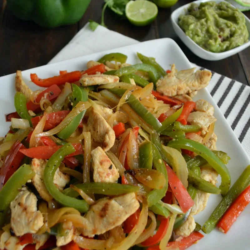 Fajitas de pollo 