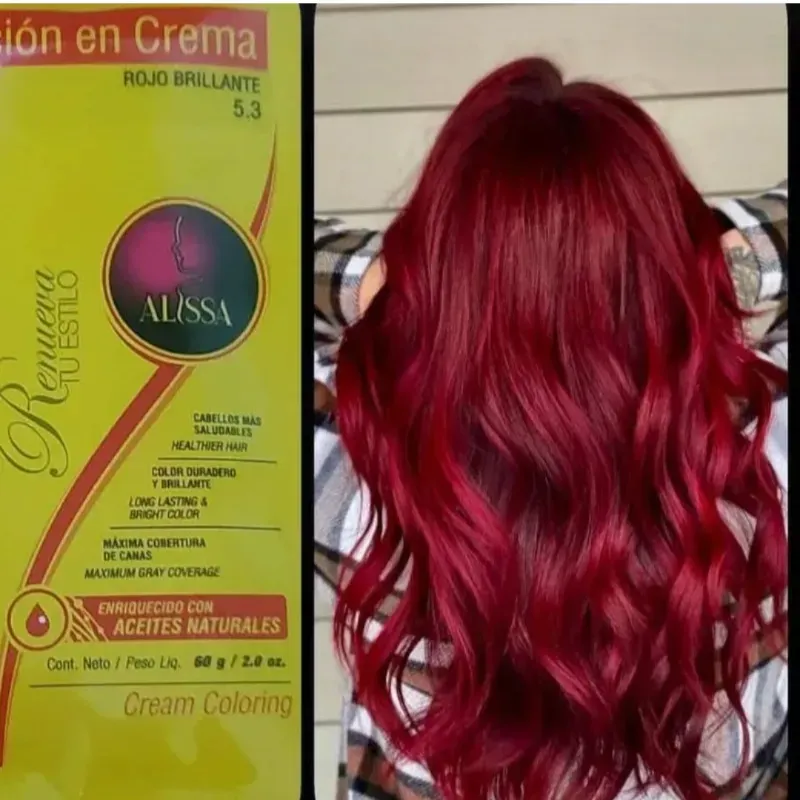 AL5>Tinte 5.3 Rojo Brillante 60ml  "Bibracare"