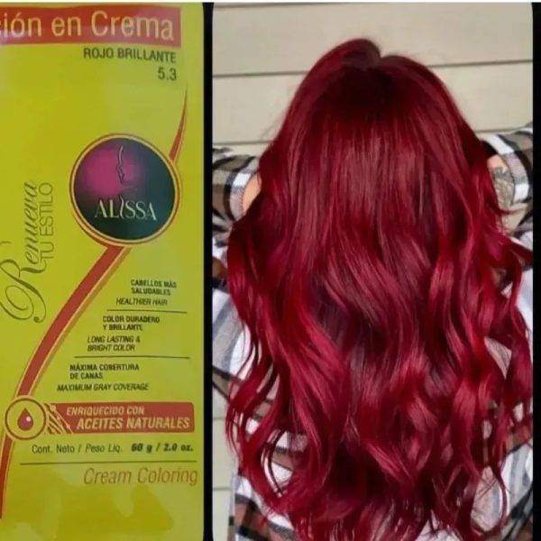AL5>Tinte 5.3 Rojo Brillante 60ml  "Bibracare"